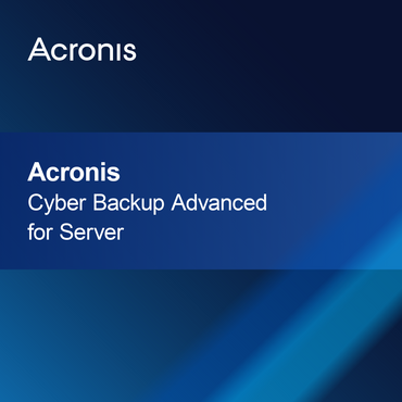 Acronis Cyber Backup Zaawansowany Wirtualny Host