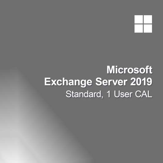 Microsoft Exchange Server 2019 Standard, 1 používateľská CAL licencia