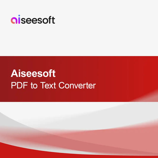 Aiseesoft PDF a convertitore di testo