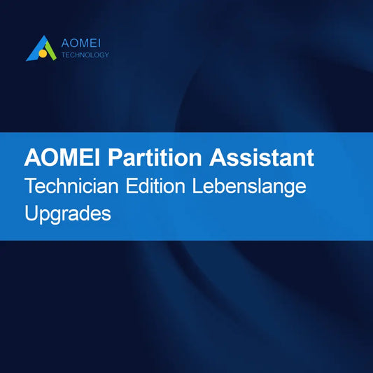 AOMEI Partition Assistant Technician Sürümü Ömür Boyu Güncellemeler
