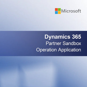 Aplicativo de Operação Sandbox para Parceiros do Dynamics 365