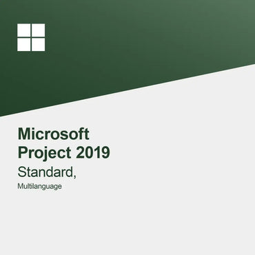 Microsoft Project 2019 Standard, Multilingue