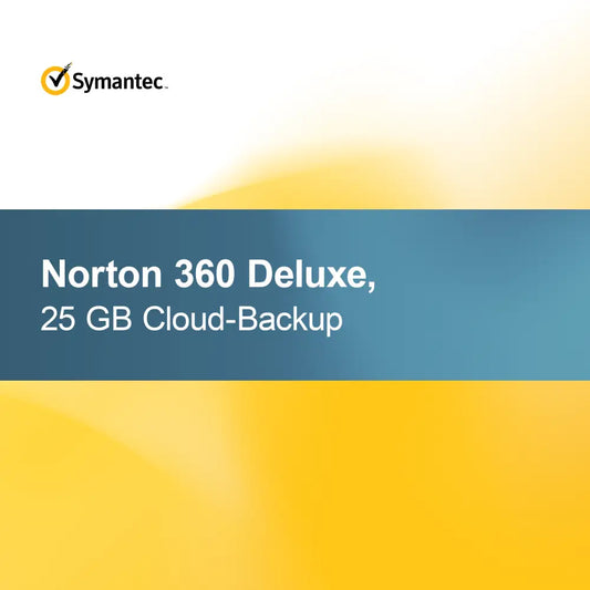 Norton 360 Deluxe, 25 GB Cloud-sikkerhedskopi