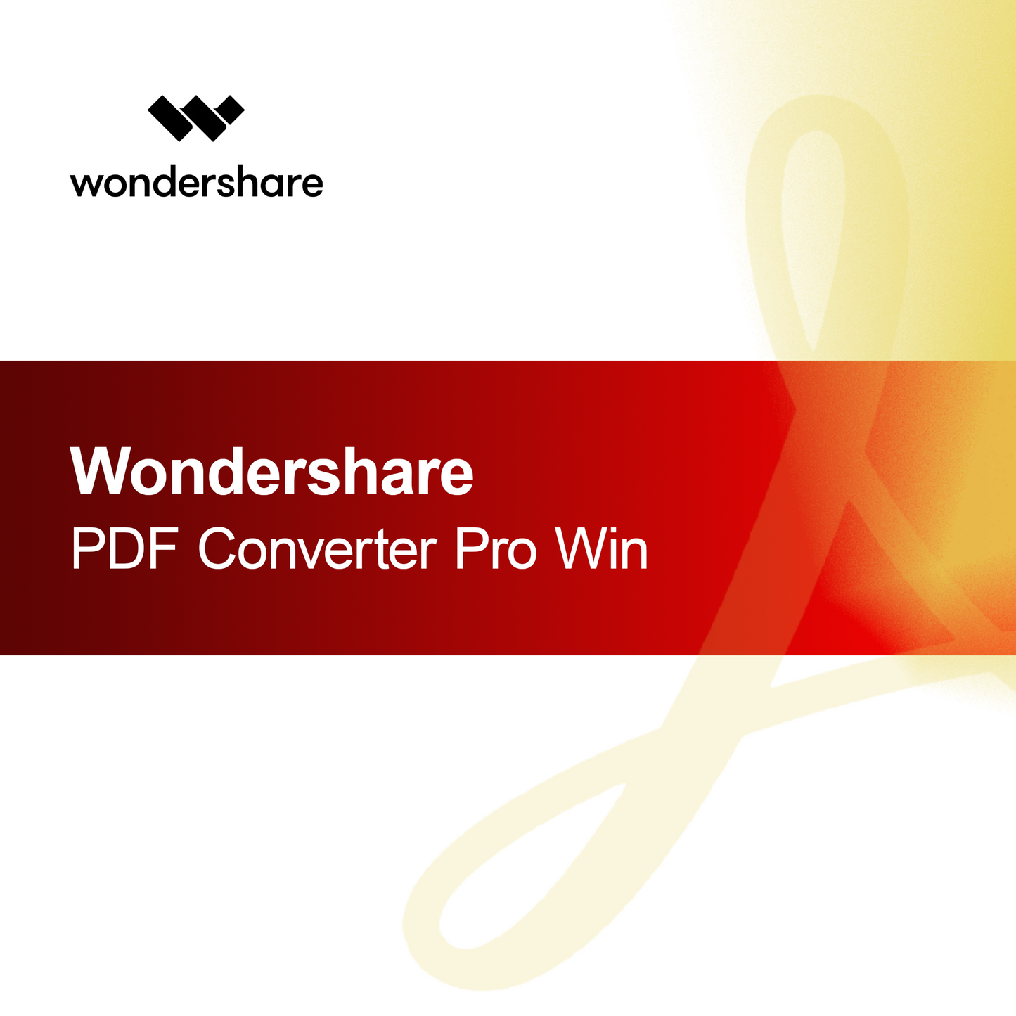 Wondershare Convertor PDF Pro Win